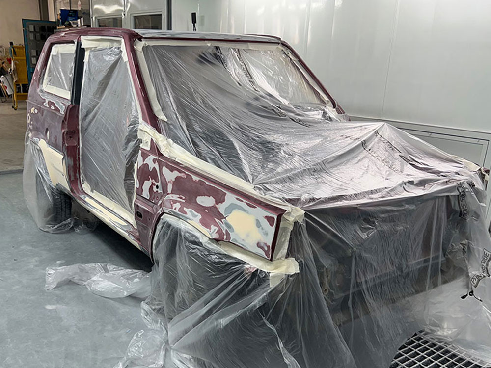 Riparazione carrozzeria Fiat Panda 4X4 Sisley Riparazione carrozzeria Fiat Panda 4X4 Sisley